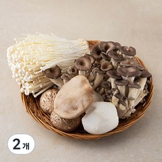 국내산 샤브샤브용 버섯 모듬, 800g, 2개