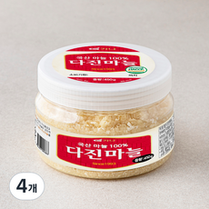 가나 다진마늘 페트병, 450g, 4개