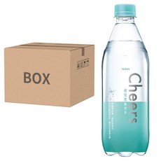 泰山 CHEERS 氣泡水，中央山脈純淨好水, 500ml, 24瓶