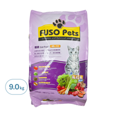 FUSO Pets 福壽 貓食，鮭魚+牛肉口味，9.0公斤, 鮭魚 + 牛肉, 9.07kg, 1袋