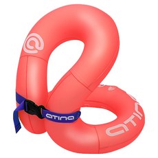 aTIna 充氣游泳浮力背心 50kg適用, Neon Orange