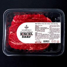 카길엑셀 미국산 메가 부채살 스테이크용 (냉장), 600g, 1개
