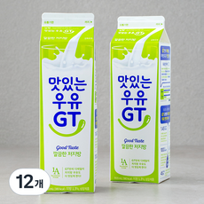 맛있는우유GT 깔끔한 저지방우유, 900ml, 12개