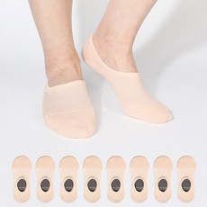 코지라벨 여성용 컴포트 앞코보강 메쉬 페이크삭스 8켤레