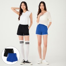 Caret 女款時尚運動短褲 2件