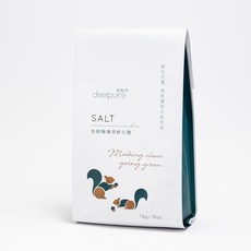 deepure 淨森林 洗碗機專用高純度軟化鹽 1kg/35oz, 1包