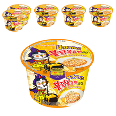 삼양 큰컵 4가지 치즈 불닭볶음면 110g, 6개
