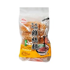 義峰食品 蔥香肉燥風味雞絲麵, 5入裝, 附調味料, 300g, 1袋