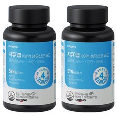 지큐랩 100억 생유산균 골드 450mg, 60정, 27g, 2개 2개, 30g