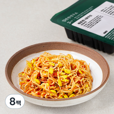 집반찬연구소 매콤 콩나물 무침, 8팩, 130g
