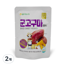 공덕농협 군고구마말랭이, 100g, 2개