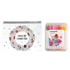 픽셀아트컬러링+모나미프러스펜48색세트