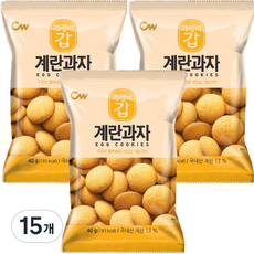 청우 계란과자, 40g, 15개