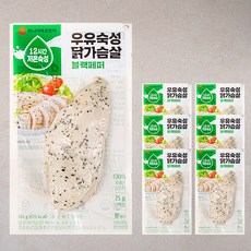 마니커에프앤지 우유숙성 닭가슴살 블랙페퍼, 110g, 7개
