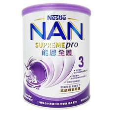 NAN 能恩 全護幼兒營養成長配方奶粉 3號, BL菌, 優質蛋白質, 檸檬酸鈣, 1-3歲適用, 800g, 1罐