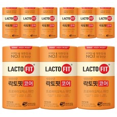 Chong Kun Dang 鍾根堂 LACTO-FIT Core益生菌隨身包Plus版 60條入, 120g, 9罐