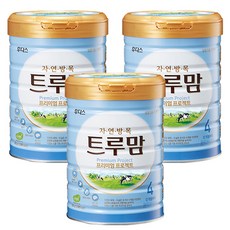 일동후디스 트루맘 프리미엄 프로젝트 분유 4단계, 800g, 3개