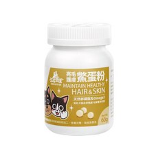 DOG CAT STAR 汪喵星球 亮毛護膚鱉蛋粉, 維持毛髮濃密亮麗, 添加初乳、維生素E、膠原蛋白, 亮毛護膚, 1罐
