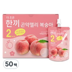 더존건강 더조은 한끼곤약젤리 복숭아 10개입, 150g, 50개