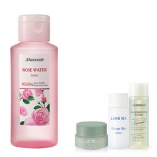 마몽드 로즈워터 토너 150ml + 아모레퍼시픽 기초케어 3종, 1세트