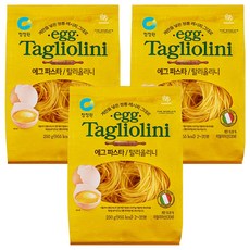 청정원 에그 탈리올리니 파스타, 250g, 3개