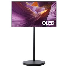 삼성전자 4K UHD OLED TV + 무빙스타일 라이트 블랙 세트, 138cm(55인치), KQ55SF85AEXKR(TV), HA-TOS1S48BLK(스탠드), 스탠드형, 방문설치