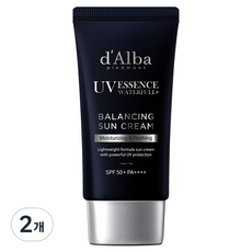 달바 워터풀 밸런싱 선크림 SPF50+ PA++++, 50ml, 2개