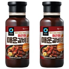 청정원 화끈한 매운갈비 양념, 500g, 2개