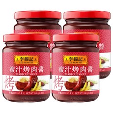 李錦記 蜜汁烤肉醬 240克, 中式香烤風味, 精選蜂蜜調製, 240g, 4罐