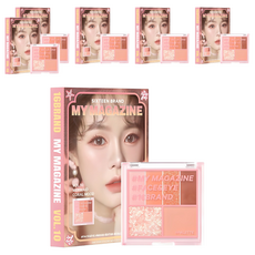 16 brand 迷你雜誌彩妝盤, Vol.10 Mermaid Coral Mood, 6盒