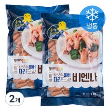 곰곰 바닷속 문어다리모양 비엔나, 1kg, 2개