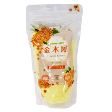 SHIMURA 硫酸鎂浴鹽 金木犀花香 300g, 日本製造, 舒緩放鬆, 改善膚質, 1包