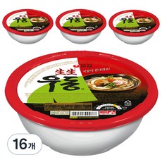 생생우동면 용기 4p, 276g, 16개