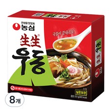 생생우동면 봉지, 253g, 8개 253g, 8개