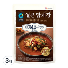 대상 청정원 호밍스 얼큰 닭개장, 450g, 3개