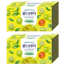 담터 콜드브루티 샤인머스캣 그린티, 1.8g, 20개입, 2개 1.8g, 20개, 2개