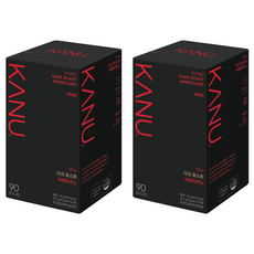 KANU 深焙美式黑咖啡, 900mg, 90條, 2盒