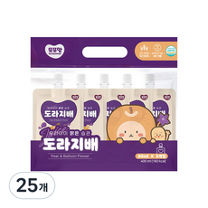 또또맘 우리아이 맑은습관 음료 80ml, 도라지배, 25개