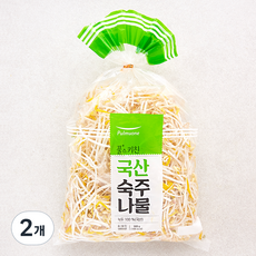 풀스키친 국산 숙주나물, 500g, 2개