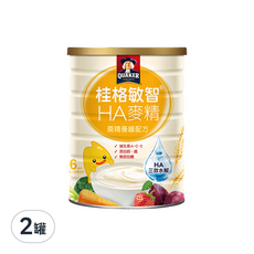QUAKER 桂格 敏智HA麥精 棗精優纖配方, 6個月以上, 700g, 2罐