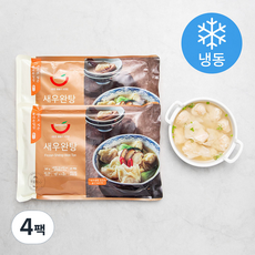 세미원푸드 새우완탕 & 소스세트 (냉동), 340g, 4팩