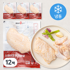 바디나인 내가 몸짱이 될 닭 스테이크 닭가슴살 (냉동), 150g, 12팩