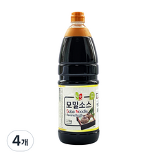 첫맛 모밀소스, 2.1kg, 4개