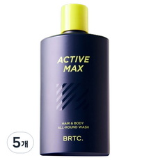 비알티씨 액티브 맥스 헤어 앤 바디 올라운드 워시, 200ml, 5개