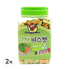 도기맨 반려견 비스켓SS 850g, 야채맛, 2개