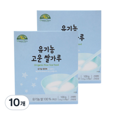 오가닉스토리 유기농 고운 쌀가루, 10개, 100g