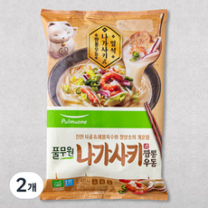 풀무원 나가사키식 짬뽕 우동 2인분, 437.4g, 2개
