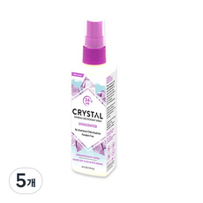크리스탈 바디 데오드란트 스프레이 무향, 118ml, 5개