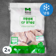 목우촌 무항생제 인증 IQF 닭가슴살 (냉동), 2개, 2kg