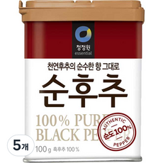 청정원 순후추, 100g, 5개